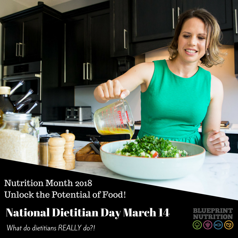 National Dietitian Day what do dietitians REALLY do? Blueprint Nutrition